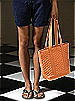 Quilted Fashion Tote Bag: Matte Satin