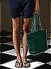 Quilted Fashion Tote Bag: Matte Satin