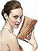 Quilted Clutch in Matte Satin