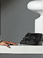 Bridesmaids' Taffeta Ruffle Clutch