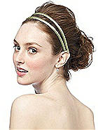 Stretch Charmeuse Double Head Band
