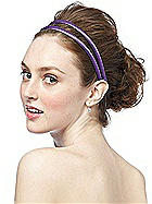 Stretch Charmeuse Double Head Band