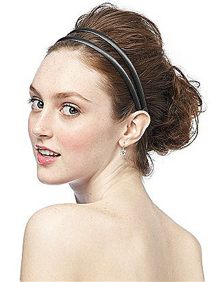 Iridescent Taffeta Double Head Band