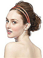 Iridescent Taffeta Double Head Band