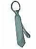 Boy's 14" Duchess Satin Zip Neck Tie