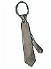 Boy's 14" Duchess Satin Zip Neck Tie