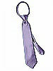 Boy's 14" Duchess Satin Zip Neck Tie