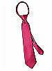 Boy's 14" Duchess Satin Zip Neck Tie