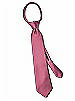 Boy's 14" Duchess Satin Zip Neck Tie