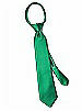 Boy's 14" Duchess Satin Zip Neck Tie