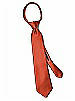 Boy's 14" Duchess Satin Zip Neck Tie