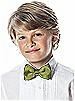 Boy's Clip Bow Tie in Duchess Satin