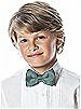 Boy's Clip Bow Tie in Duchess Satin