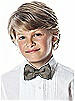 Boy's Clip Bow Tie in Duchess Satin