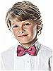 Boy's Clip Bow Tie in Duchess Satin