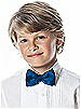 Boy's Clip Bow Tie in Silk Shantung