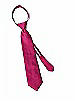 Boy's Zip Neck Tie in Silk Shantung