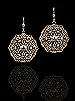 La Vie Parisienne Gold Plated Filigree Earring