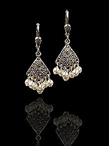 La Vie Parisienne 14K Gold Plated Chandelier Earrings