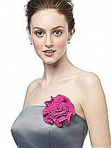 Fortuny Pleated Nu-Georgette Flower