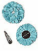 Peau de Soie Confetti Flower with Rhinestone Detail