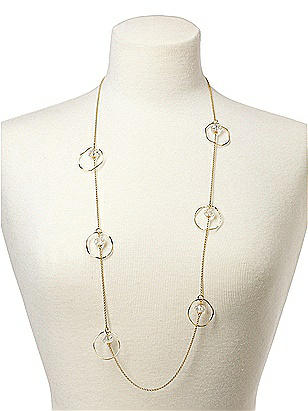 Goldtone Open Work Necklace