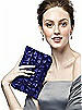 Peau De Soie Ruffle Clutch