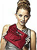 Dupioni Clutch with Interchangeable Bow