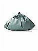 Gathered Matte Satin Clutch