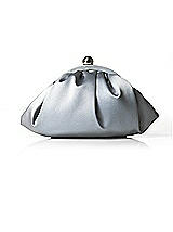 Gathered Matte Satin Clutch