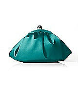 Gathered Matte Satin Clutch