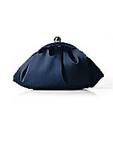 Gathered Matte Satin Clutch