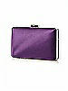 Matte Satin Pill Box Clutch