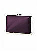 Matte Satin Pill Box Clutch