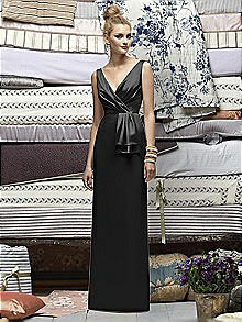 RENAISSANCE DRESS-V NECK-FL