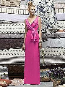 RENAISSANCE DRESS-V NECK-FL