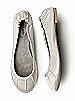 Pleated Satin Ballet Flat