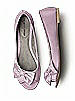 Satin Peep Toe Bridal Ballet Flats