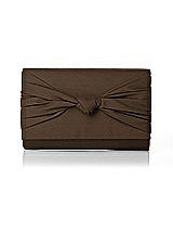 Silk Faille Knot Clutch