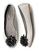Crinkle Chiffon Flower Shoe Clip