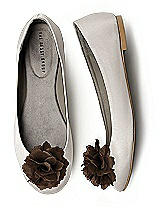 Crinkle Chiffon Flower Shoe Clip