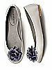 Crinkle Chiffon Flower Shoe Clip