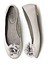 Crinkle Chiffon Flower Shoe Clip