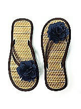 Flower Trimmed Bridesmaid and Bridal Flip Flop