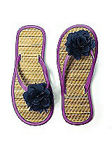 Flower Trimmed Bridesmaid and Bridal Flip Flop