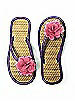 Flower Trimmed Bridesmaid and Bridal Flip Flop