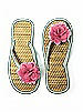 Flower Trimmed Bridesmaid and Bridal Flip Flop
