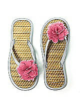 Flower Trimmed Bridesmaid and Bridal Flip Flop