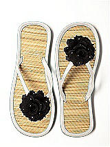 Glimmer Flower Trimmed Bridesmaid Flip Flop