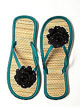 Glimmer Flower Trimmed Bridesmaid Flip Flop